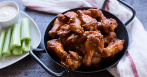 Πικάντικες Φτερούγες Κοτόπουλου Με Buffalo Sauce