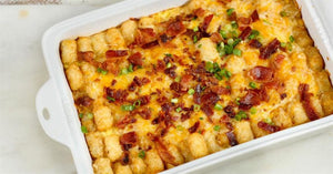 Κεφτέδες Πατάτας (Tater Tots) Με Μπέικον & Λουκάνικο