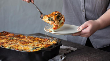Λαζάνια Με Σπανάκι & Τυρί