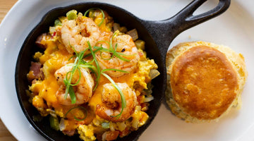 Low Country Skillet (Πρωινό Με Γαρίδες Στο Τηγάνι)