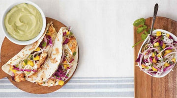 Tacos Ψαριού Με Λάχανο, Μάνγκο & Αβοκάντο