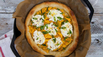 Pizza Με Κίτρινη Κολοκύθα & Ricotta