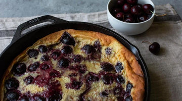 Γαλλική Τηγανίτα Με Κεράσια (Clafoutis)