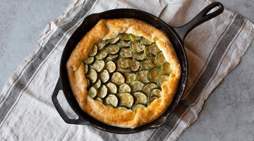 Galette Με Κολοκυθάκια & Φρέσκα Κρεμμυδάκια