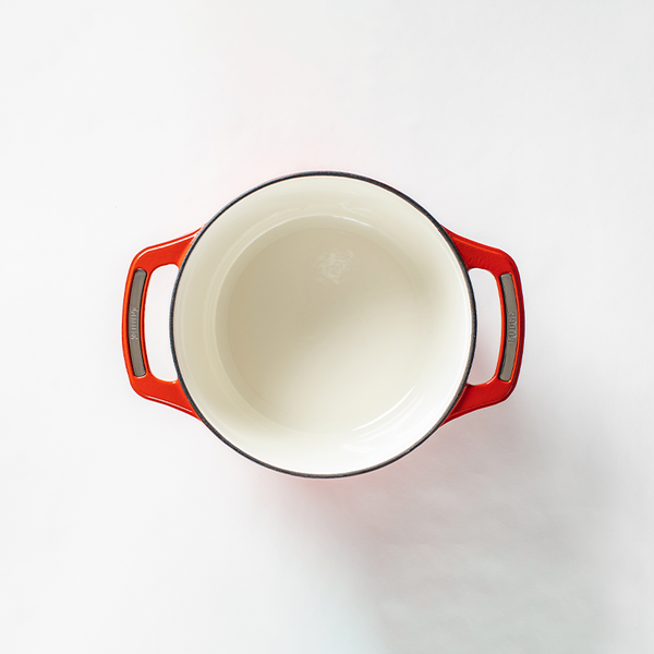 USA Enamel™ 2.8Lt Μαντεμένια Κατσαρόλα-Γάστρα Με Εμαγιέ Πορσελάνινη Επίστρωση, Cherry On Top