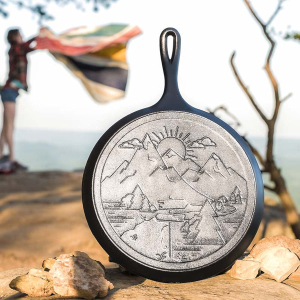 Μαντεμένια Πλάκα Mountain Griddle 26.67εκ. Wanderlust Series