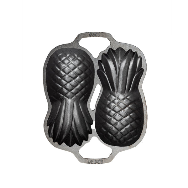 Cast Iron Pineapple Shaped Pan 2 Cavities