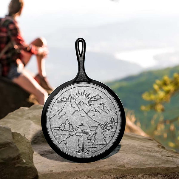 Μαντεμένια Πλάκα Mountain Griddle 26.67εκ. Wanderlust Series