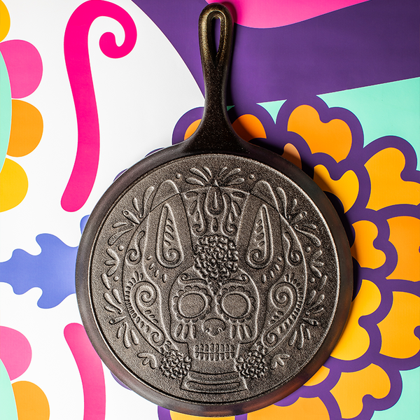 Dia de los Muertos - Xolo Sugar Skull - Μαντεμένια πλάκα 26.67 Cm