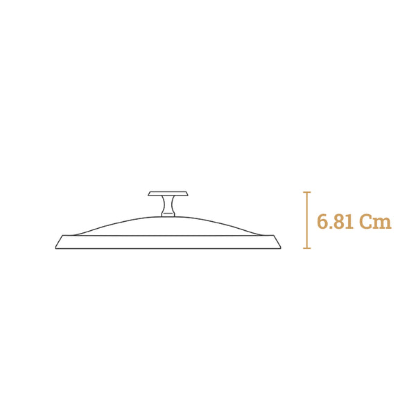Μαντεμένιο Τηγάνι Με Καπάκι Blacklock 3.7Lt | 30.48εκ. - BL17BR