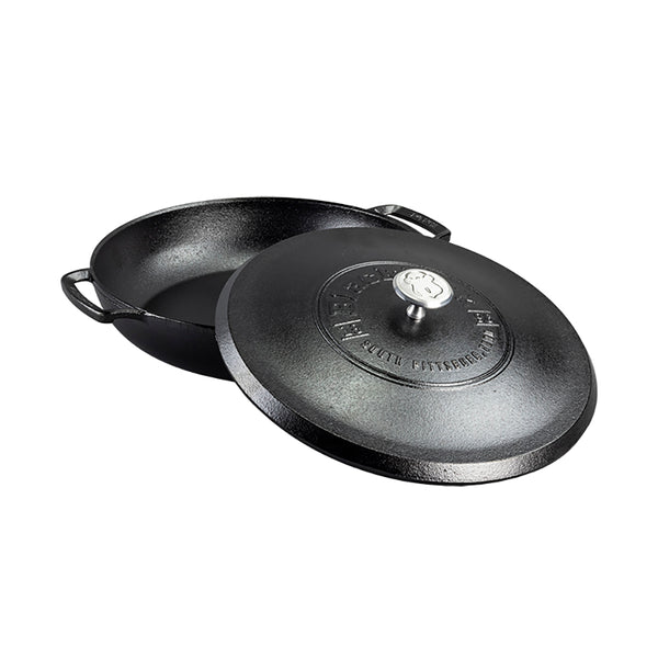 Μαντεμένιο Τηγάνι Με Καπάκι Blacklock 3.7Lt | 30.48εκ. - BL17BR