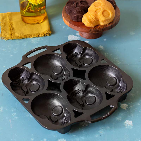Μαντεμένια Φόρμα Mini Skull + Κίτρινες Λαβές Σιλικόνης