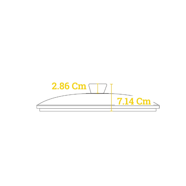 30.48 Cm Glass Lid