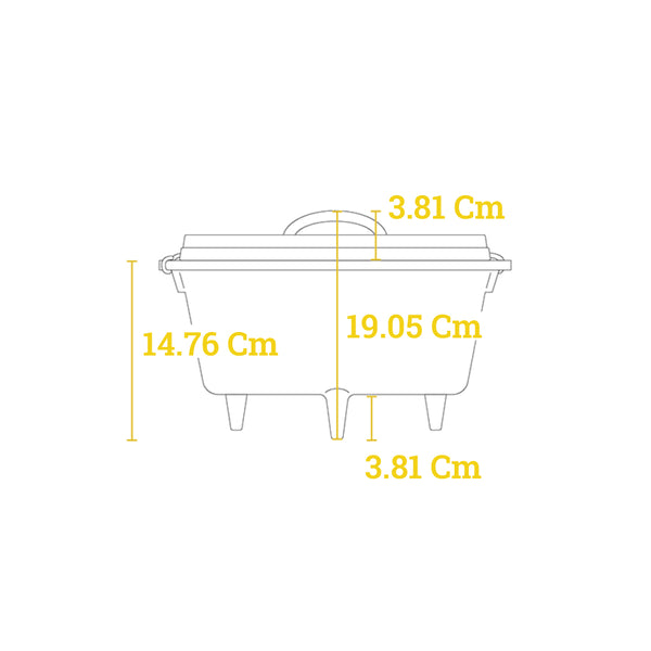 Βαθιά Μαντεμένια Γάστρα Camping 4.7Lt | 25.4cm