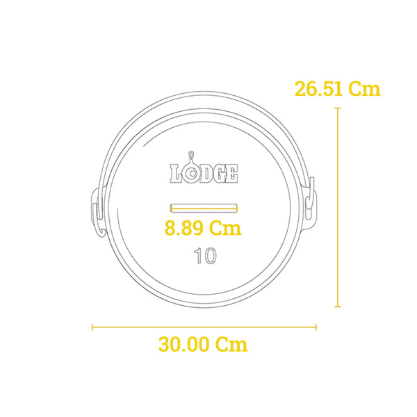 Βαθιά Μαντεμένια Γάστρα Camping 4.7Lt | 25.4cm