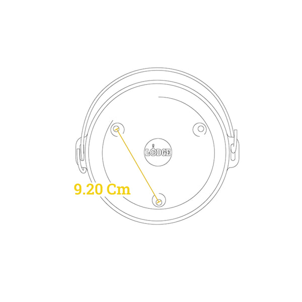 Βαθιά Μαντεμένια Γάστρα Camping 4.7Lt | 25.4cm