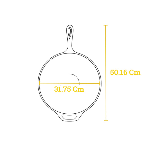 Μαντεμένιο Wok Chef Collection 31.75 εκ.