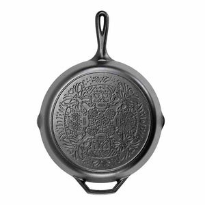 Dia de los Muertos - Μαντεμένιο Τηγάνι Butterfly Sugar Skull Skillet 30.48 Cm
