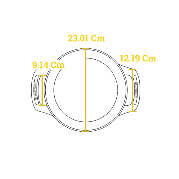 USA Enamel™ 2.8Lt Μαντεμένια Κατσαρόλα-Γάστρα Με Εμαγιέ Πορσελάνινη Επίστρωση, Cherry On Top