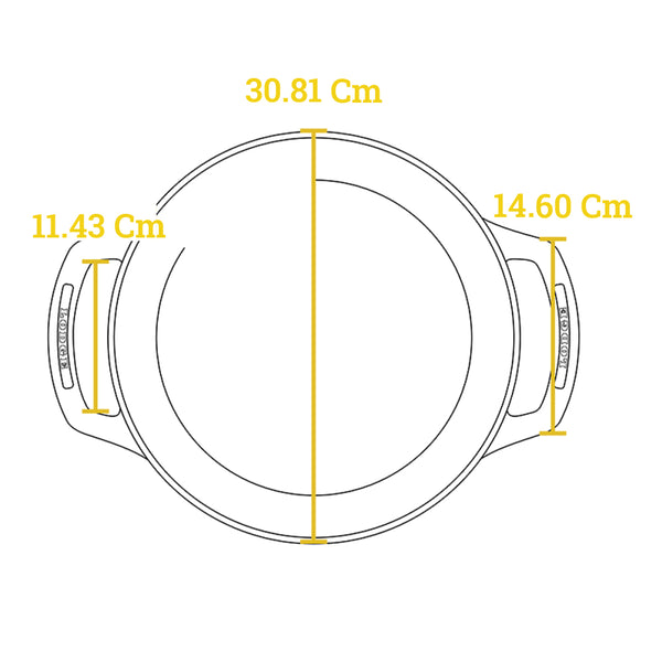 USA Enamel™ 7Lt Μαντεμένια Κατσαρόλα-Γάστρα Με Εμαγιέ Πορσελάνινη Επίστρωση, Smooth Sailing