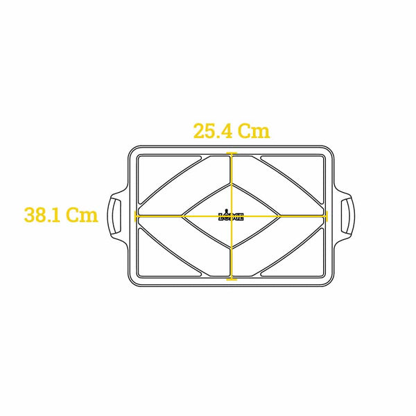 Μαντεμένιο Ταψί 39.37 x 26.67 εκ. - Lodge BW15BP
