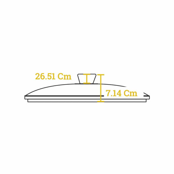 26.04 Cm Glass Lid - GL10