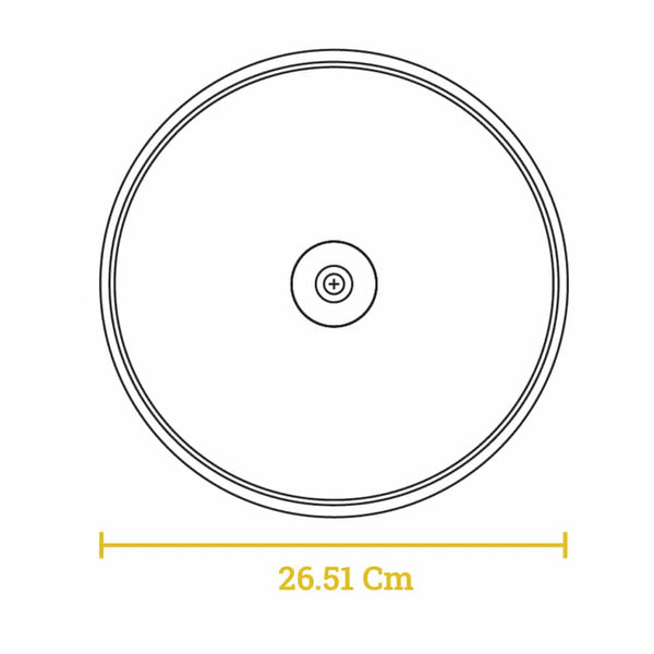 26.04 Cm Glass Lid - GL10
