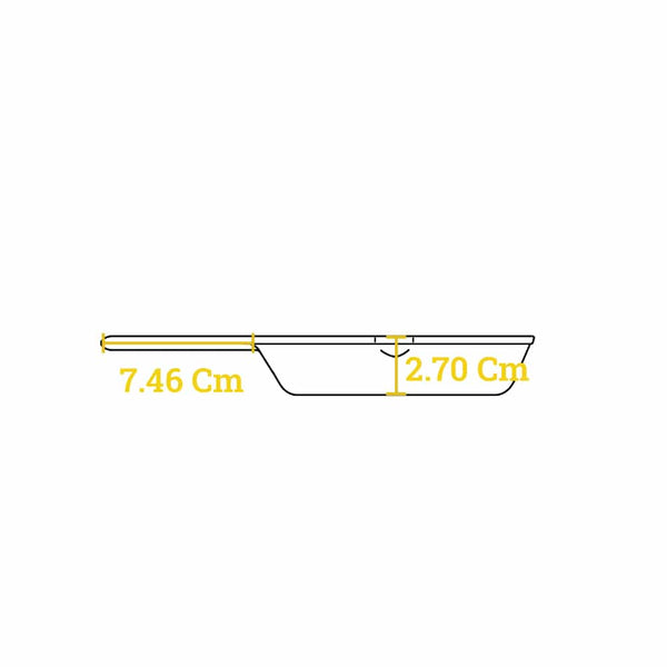 Heat-Treated Mini Μαντεμένιο Τηγάνι 12.7εκ.