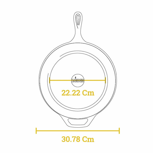 Μαντεμένιο Βαθύ Τηγάνι Με Καπάκι 4.7 lt | 30.4εκ.