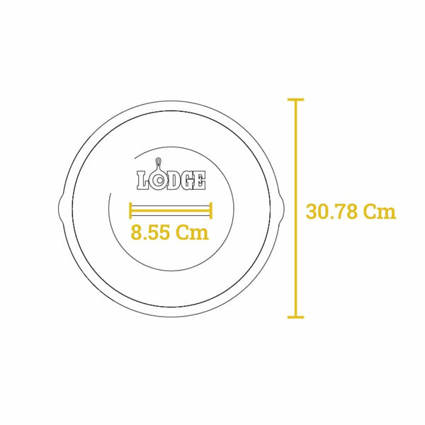 Μαντεμένιο Βαθύ Τηγάνι Με Καπάκι 4.7 lt | 30.4εκ.