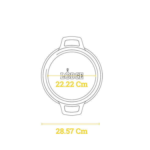 Μαντεμένιο Διπλό Σκεύος Chef Collection 5.67Lt – Lodge LC6DD