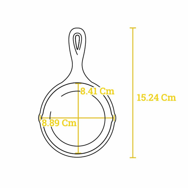 Μαντεμένιο Τηγάνι 8.89 εκ.