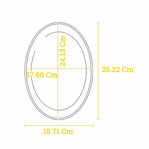  Ovalni tanjur za pečenje/serviranje od lijevanog željeza 25,4 cm. x 19,05 cm - Loža LOSH3