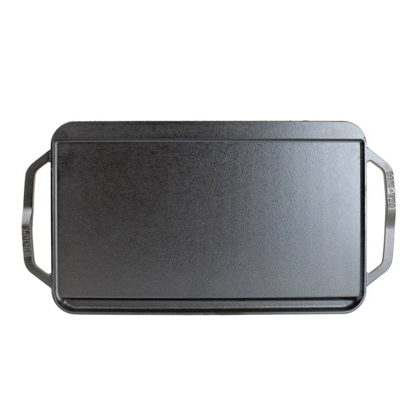 Μαντεμένια Πλάκα - Σχάρα Διπλής Όψης Chef Collection 49.53 x 25.40 εκ. - Lodge LCDRG