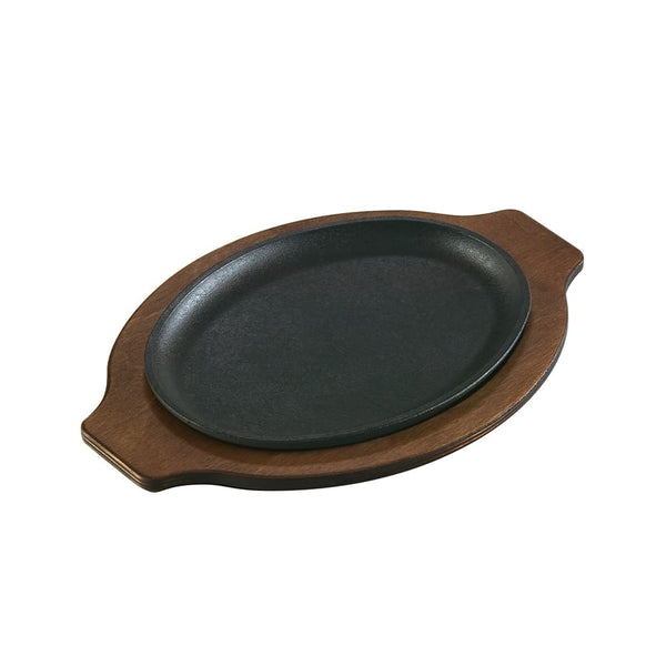  Ovalni tanjur za pečenje/serviranje od lijevanog željeza 25,4 cm. x 19,05 cm - Loža LOSH3