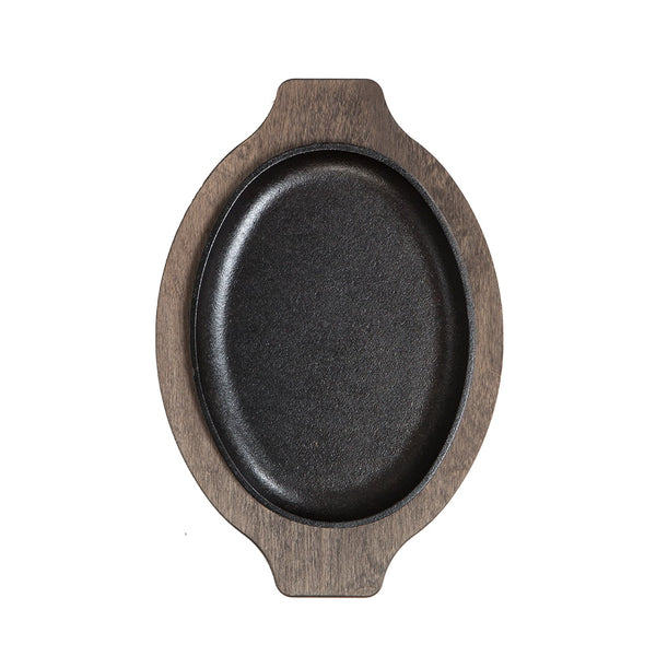  Ovalni tanjur za pečenje/serviranje od lijevanog željeza 25,4 cm. x 19,05 cm - Loža LOSH3
