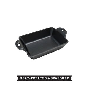 Heat-Treated Μαντεμένιο Mini Ορθογώνιο Σκεύος Σερβιρίσματος 0.40lt – HMS14RC