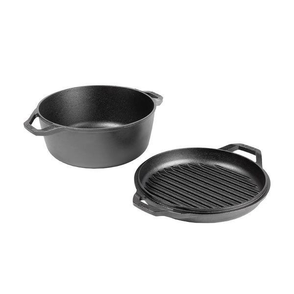 Μαντεμένιο Διπλό Σκεύος Chef Collection 5.67Lt – Lodge LC6DD